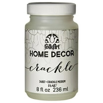 FolkArt Home Decor Crackle Medium 8oz Multicolor Crackle Medium