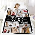 thumbnail image 5 of Custom Photo Blanket for Kids Adult Picture Personalized Blanket and Throw Flannel Customized Blanket Blankets, 5 of 5