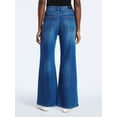 thumbnail image 3 of Scoop Women's Wide Leg Low Slung Jeans, 29" Inseam, Sizes 0-20, 3 of 5