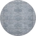 thumbnail image 2 of Addison Rugs Mayfield Premium Machine Washable Transitional Border Blue Round Rug, 8' x 8', 2 of 6