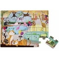 thumbnail image 3 of Janod A Day at the Zoo Tactile 20 Pc Puzzle, 3 of 9