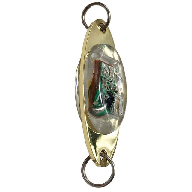 keepw Leurres de Pêche LED Lumière d'Appât Extérieure Mini Lampe LED Clignotante Leurre de Pêche Vert
