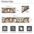 thumbnail image 3 of Yayeee Faucet Mat for Kitchen Sink 14.7" Diatomite Long Splash Guard Pad, Gray Floral Pattern, 3 of 7