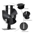 thumbnail image 3 of 3 Blade Wood Heater Eco Fan Stove Fireplace  Heat Powered Circulating Fan New, 3 of 8