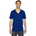 thumbnail image 1 of American Apparel Chemise Unisexe à Manches Courtes Col en V, TP, Lapis, 1 of 1