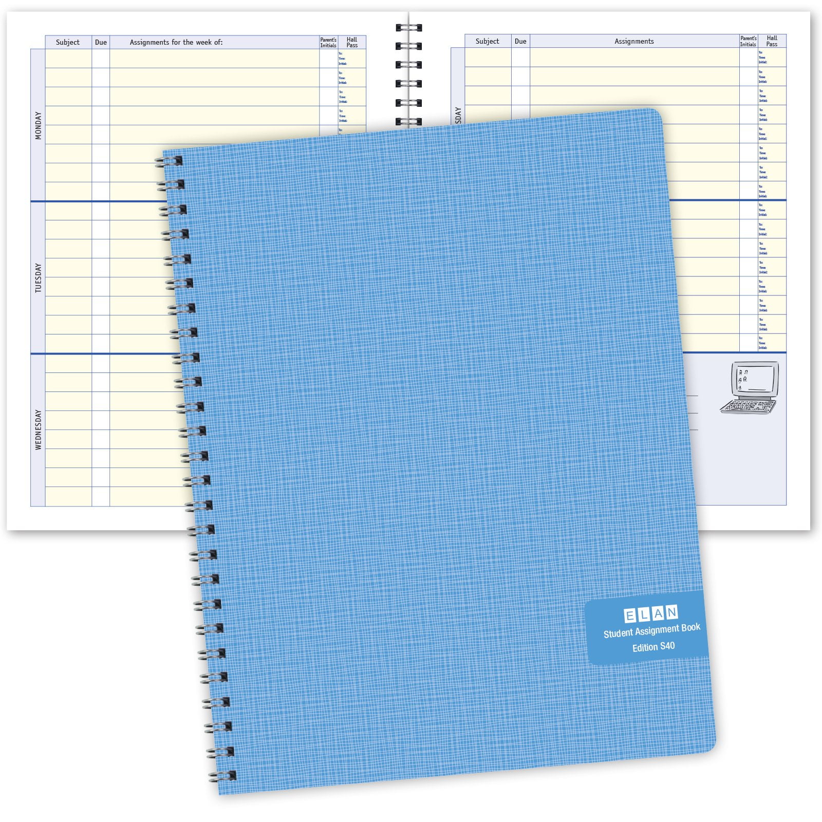Photo 1 of Undated Student Assignment Planner (S40) - UQ-78P7-G9OV