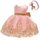 thumbnail image 2 of Vestidos de Navidad para Niñas Pequeñas CMMCHAAH, Vestidos Formales para Niñas Pequeñas para Pascua, Vestido de Gala para Fiesta de Cumpleaños (Rosa, Talla 100), 2 of 5