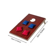 ChicYu Cornhole Game Boards Bean Bag Toss Set Portable Outdoor Indoor Interactive Throwing Game for Backyard Lawn Patio Family Party Recreation juego lanzamiento bolsas tablero cornhole