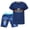 L, variant on EnJoCho Children's Sportswear T Shirt + Trousers Short Sleeve + Jeans Football Print Germany Track Clothes for Girls