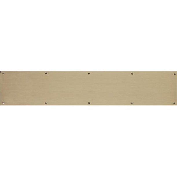 6 x 30 in. Screw Mount Antique Brass Kick Plate
