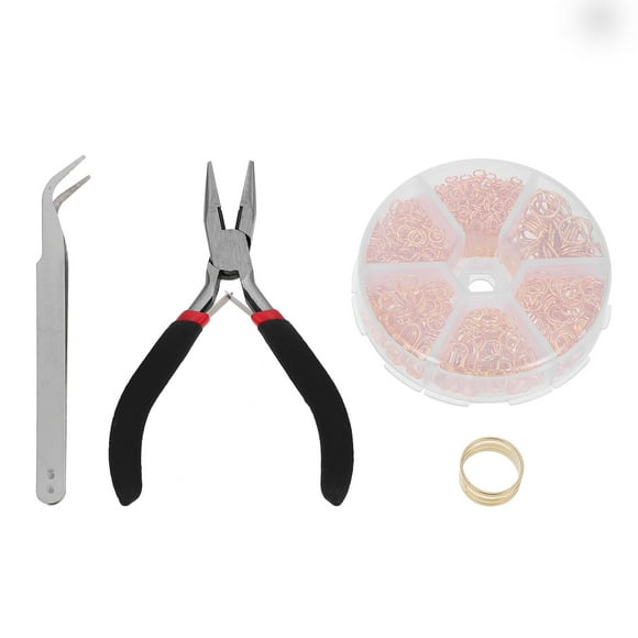 CIMAXIC jump ring for DIY 1 Set Jewelry Making Jump Ring Set Multi-functional Jump Ring Durable Jump Ring,0.35"X0.35"X0.04"