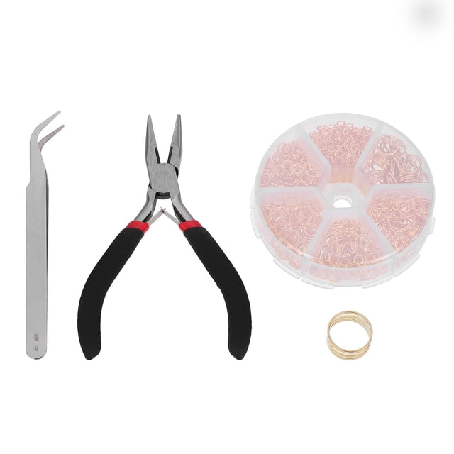 CIMAXIC jump ring for DIY 1 Set Jewelry Making Jump Ring Set Multi-functional Jump Ring Durable Jump Ring,0.35"X0.35"X0.04"