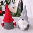 thumbnail image 2 of Gnomos de peluche de Navidad hechos a mano para el hogar, gnomo de Tomte para estatuilla de enano sueco, decoraciones de esquina de café de 8 pulgadas (rojo) oso de fresa  Juguete, 2 of 5