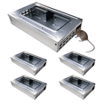 thumbnail image 1 of Ferrix Stainless Steel Multi Catch Mouse Trap 4 Pack, Dual Entry Humane Live Catch Mouse Trap with Viewing Window, Reusable Indoor Rodent Trap for Home Garage Warehouse, 1 of 5