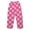 Buffalo Plaid - Diagonal Fuchsia, variant on Plush Pajama Pants for Girls 45610-BLKFUS-7-8-SIOC (Buffalo Plaid - Diagonal Fuchsia, 14-16 Years)