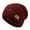 Wine, variant on HNMKIU Hats for Men and Women Warm Woolen Cap with Earflap Outdoor Cold Weather Knit Hat with Velvet Thick Winter Headwear for Men Women Navy,One Size