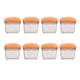 thumbnail image 3 of Protector de patas de silla ANGGREK 8 Piezas TPE Transparente Cuadrado, 3 of 8