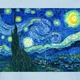 thumbnail image 3 of CafePress - Van Gogh Starry Night T Shirt - Women's Classic T-Shirt, 3 of 4