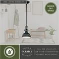 thumbnail image 5 of Keenan Bronze Farmhouse Barn Mini Pendant Ceiling Light, 5 of 9