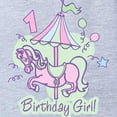 thumbnail image 2 of CafePress - Carousel Birthday First - Cute Infant Baby Football Bodysuit, 2 of 3