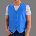 thumbnail image 2 of Chaleco de de camarero transpirable para adultos, de actividad, chaleco de delantal de supermercado - Azul, L Azul-L Yotijar Chaleco de supermercado, 2 of 3