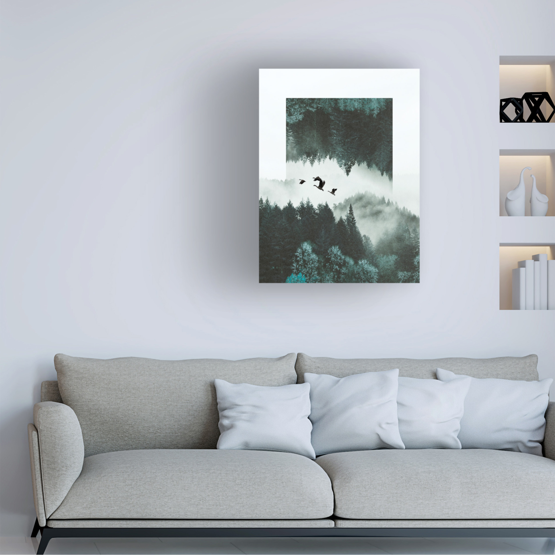 Trademark Fine Art Grace Popp Misty Skein I Canvas Wall Art