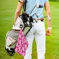 thumbnail image 5 of Lsque Poodle Dog Premium Golf Towel - Ultra Absorbent and Quick Drying Microfiber Towel with Carabiner - Gift for Men -24" X 16", 5 of 8