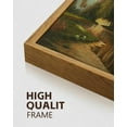 thumbnail image 3 of Drsoum Countryside River Vintage Landscape Wall Art Farmhouse Bathroom Office Decor - 8x10in Nature Framed, 3 of 5