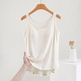 thumbnail image 2 of aidice Cotton Tank Tops for Women with Built in Bra Sleeveless Crew Neck Summer Casual Lounge Sleep Wear Tops, 2 of 7
