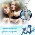 thumbnail image 5 of Hermanas Hermanas Regalos de cumpleaños Árbol de la vida Collar 2/3 Hermanas Plata de ley 925 con joyas de cristal para mujeres Niñas Hija Amigos Graduación TUNC Sencillez, 5 of 5