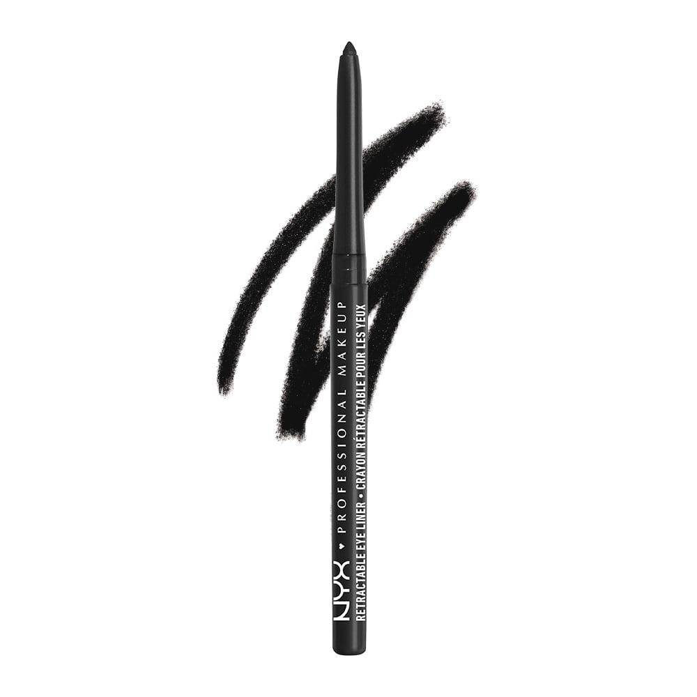 NYX Professional Makeup Retractable Eye Liner, Waterproof Mechanical eye pencil, Black