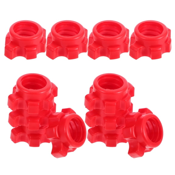 WRITWAA 12Pcs Fitness Machine Spinlock Collar Plastic Dumbbell Replacement Nuts for Secure Exercise Fixation