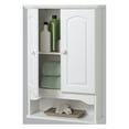 thumbnail image 3 of Zenna Home Hartford Wall Cabinet for Bathroom Storage, White, 3 of 6