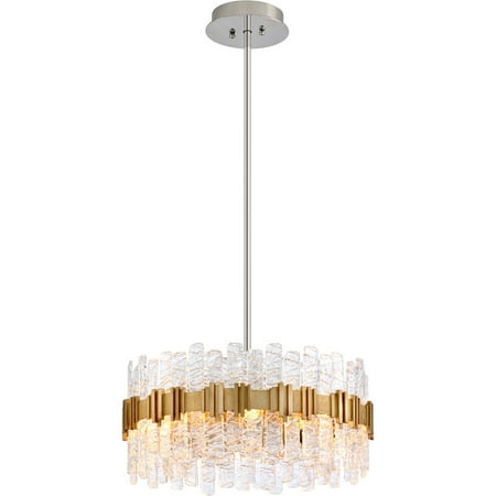 

Pendants 8 Light Bulb Fixture With Silver Leaf Finish Hand-Crafted Iron and Handmade Glass E12 12 480 Watts