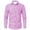 Purple, variant on Mens Golf Polo Shirts Plaid Breathable Long Sleeve Button Down Mens Summer Clothing,Purple,S