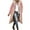Watermelon Red, variant on Fengactive Women's 2025 Winter Fashion Clothes Oversized Plush Warm Long Coats Jackets Hood Zip Outerwears