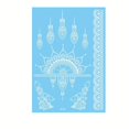 thumbnail image 2 of 1 Sheet Floral Temporary Tattoo, Lace Decal Flower Pattern, Waterproof Hand Arm Wrist Body Fake Tattoos For Women, 2 of 5