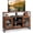 50.4''W-Rustic Brown, variant on GALAXHERO Tall TV Stand for TVs up to 55", Farmhouse Industrial Entertainment Center with Storage, Media Console for Living Room Bedroom Rustic Brown