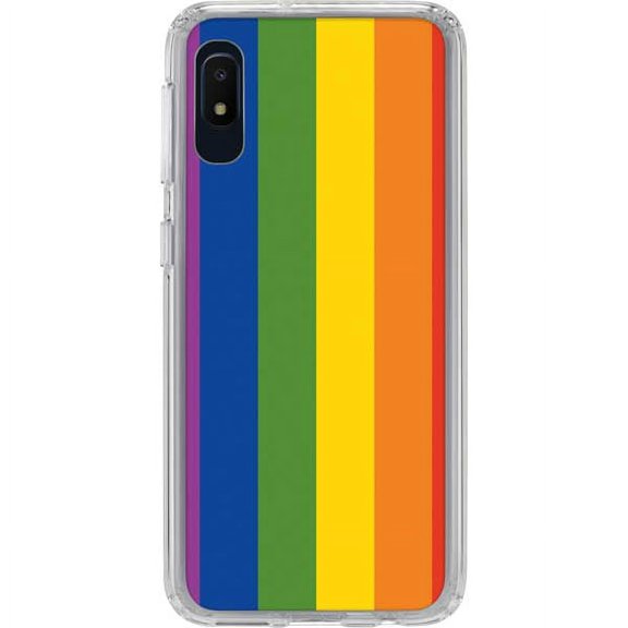 Skinit PRIDE Vertical Rainbow Flag Galaxy A10e Clear Case