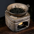 thumbnail image 2 of Ceramic Aromatherapy Burner For Home And Spa Light Scent Diffuser Holder Elegant Ceramic Burner And Tealight Censer Three Candle Holder Centerpiece Tealight Candle Holder Centerpiece Fall Candlestick, 2 of 6