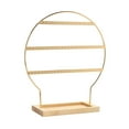 thumbnail image 2 of Kuntesetty Earring Display Stand Sturdy Earring Holder Organizer for Girls Selling Gift Gold, 2 of 9