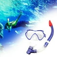 thumbnail image 1 of Ensemble de Lunettes de Plongée Professionnelles Bande Élastique Réglable Lunettes de Plongée en Apnée pour Activités sous-Marines Bleu, 1 of 10
