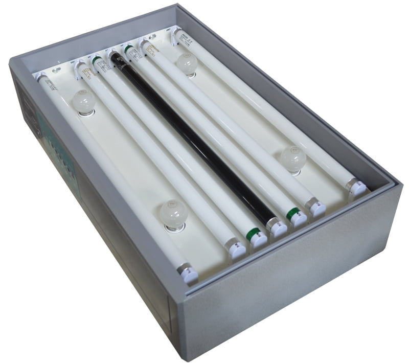 INTBUYING Color Matching Cabinet 4 Light Sources Color Assessment Box Color Calibration Color Inspection