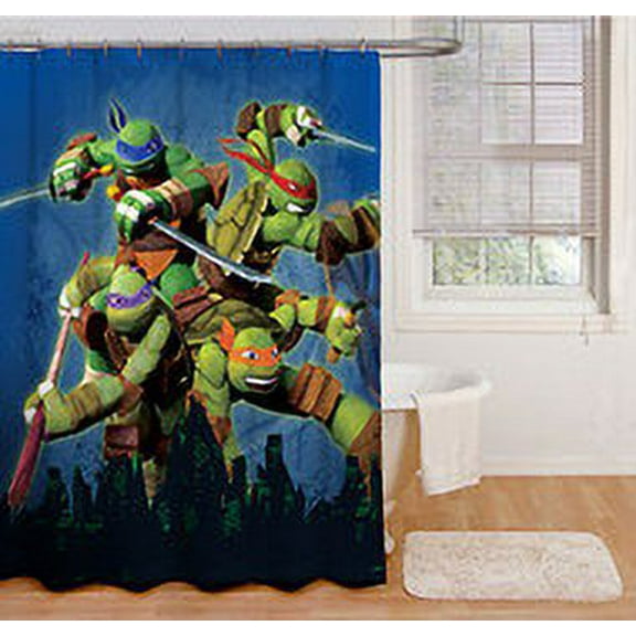 Nickelodeon Teenage Mutant Ninja Turtles "Heroes" Shower Curtain