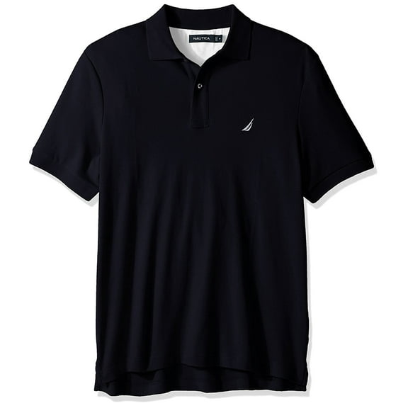 Nautica Men's Solid Deck Interlock Polo Shirt