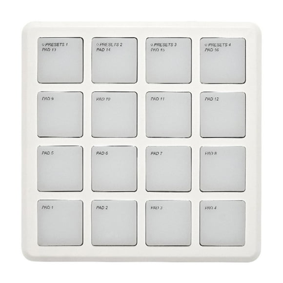 MIDI Controller Pad Professional Servido compacto ligero con 16 almohadillas de batería portátiles