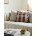 thumbnail image 3 of Livabliss x Becki Owens Myrna Modern Accent Pillow, 22"L x 22"W, Brown, 3 of 5