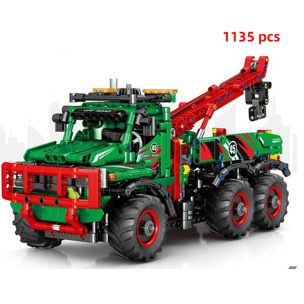 Bloques de construcción de camión técnico para niños, juguete de ladrillos para armar camión cosechador agrícola, Tractor, furgoneta, vagón, pueblo, bricolaje, 2023