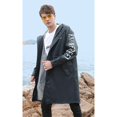 thumbnail image 1 of Long Waterproof PU Rain Poncho Unisex Adult Double Layer Outdoor Single Person, 1 of 6