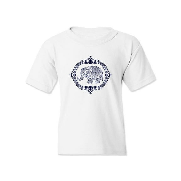Decorative Elephant T-Shirt Juniors -Image by Shutterstock,  x-Small